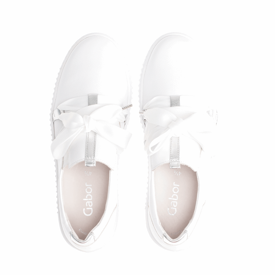 Gabour | Baskets Exclusives Blanc/argent